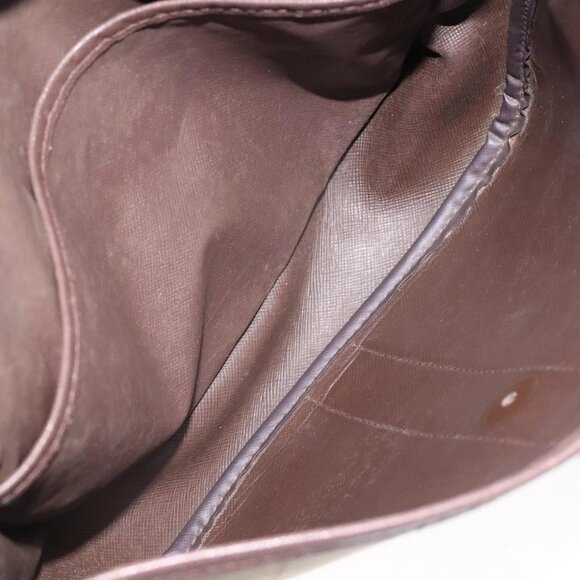 Burberrys Nova Check Shoulder Bag Canvas Beige Gold Auth BA2319 - Picture 11 of 16